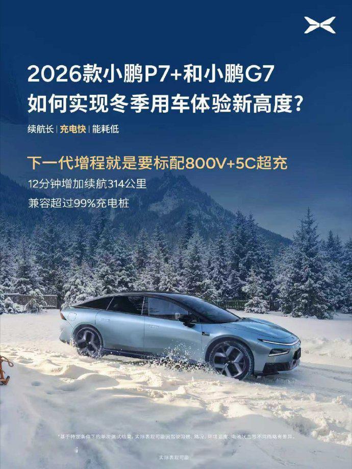 再度杀入增程式电动市场，小鹏又玩了个大活儿！在这几天的黑河冬季实测中，小鹏G7