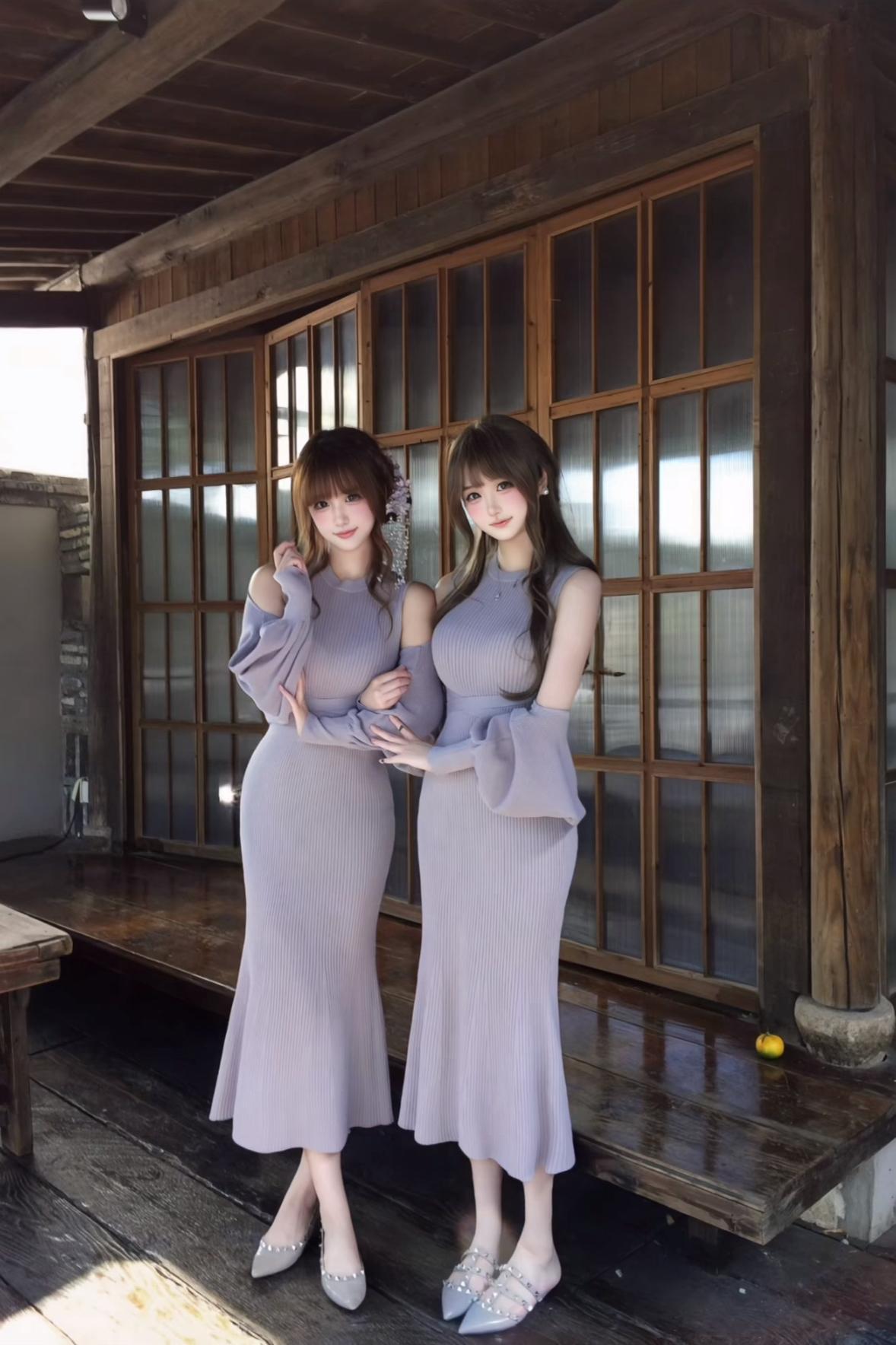 夏天就该试试优雅紫色连衣裙！就像徐璐穿的香芋紫泡泡袖连衣裙，甜到心坎。香芋紫低饱