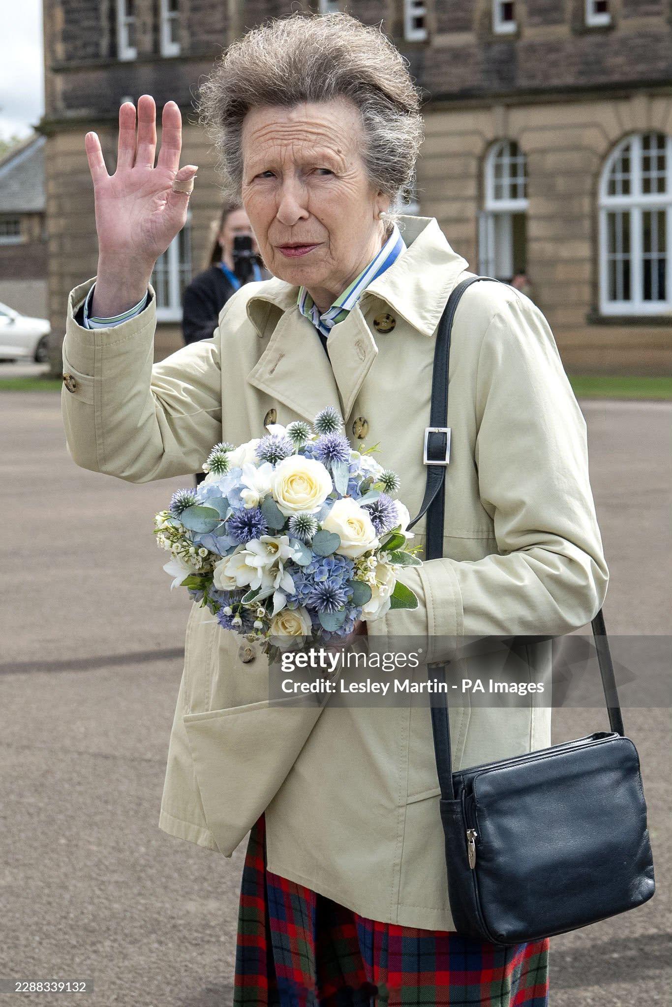 英国王室2026年8月5日，为迎接即将开始的一年一度爱丁堡军乐节，安妮长公主