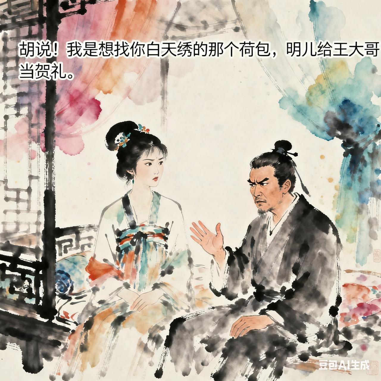 古代夫妻搞笑段子夜里刚熄灯，丈夫忽然坐起来摸黑找东西。妻子迷迷糊糊问：“