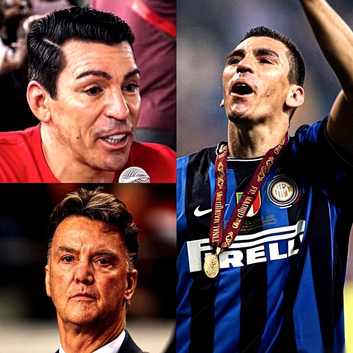 2010年欧冠决赛，终场哨响，漫天都是国际米兰的蓝黑色纸屑。拜仁主帅范加尔，铁