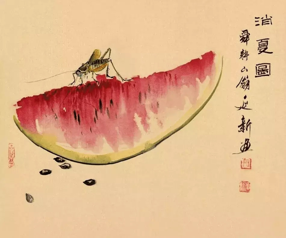 尹延新，1941年生于济南市，号舜耕山翁，白石斋主。师承于希宁，取法吴昌硕、齐白