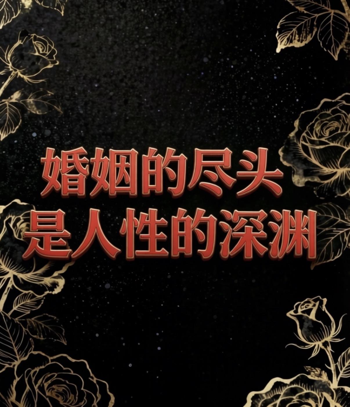 婚姻的尽头，是人性的深渊婚姻里最寒心的不是吵架，是连架都懒得吵。结婚因