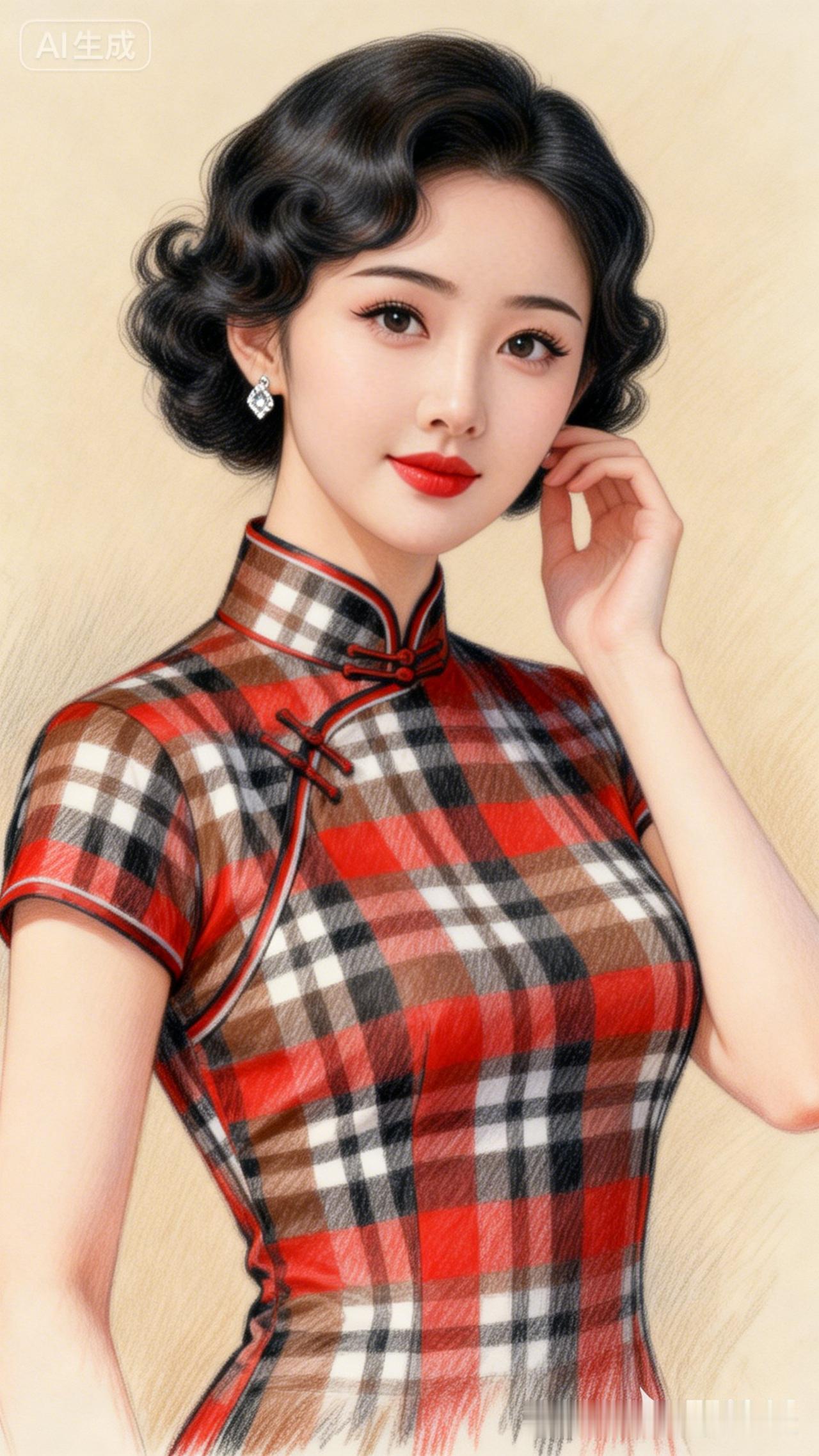 复古旗袍少女，优雅迷人，韵味十足！