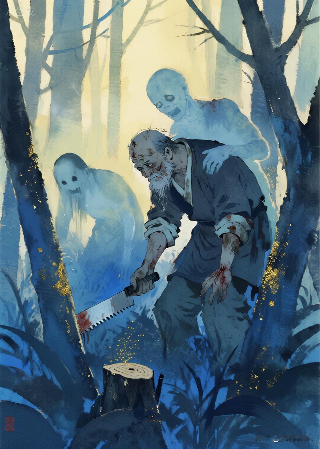 明朝传奇故事某乡间有一个木匠姓李，因为长了一脸络腮胡子，别人都叫他李胡子。一