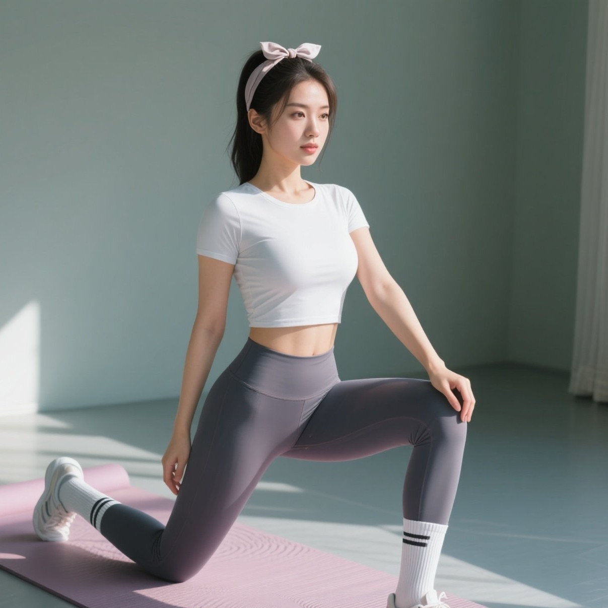 阳光少女普拉提日记，健康美体自信绽放