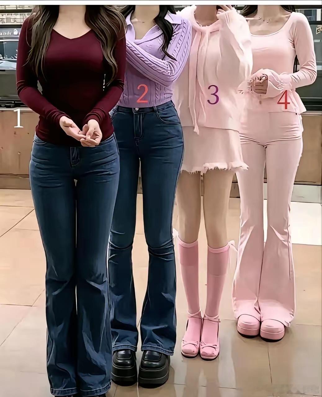 看腿型，你选哪个做老婆？