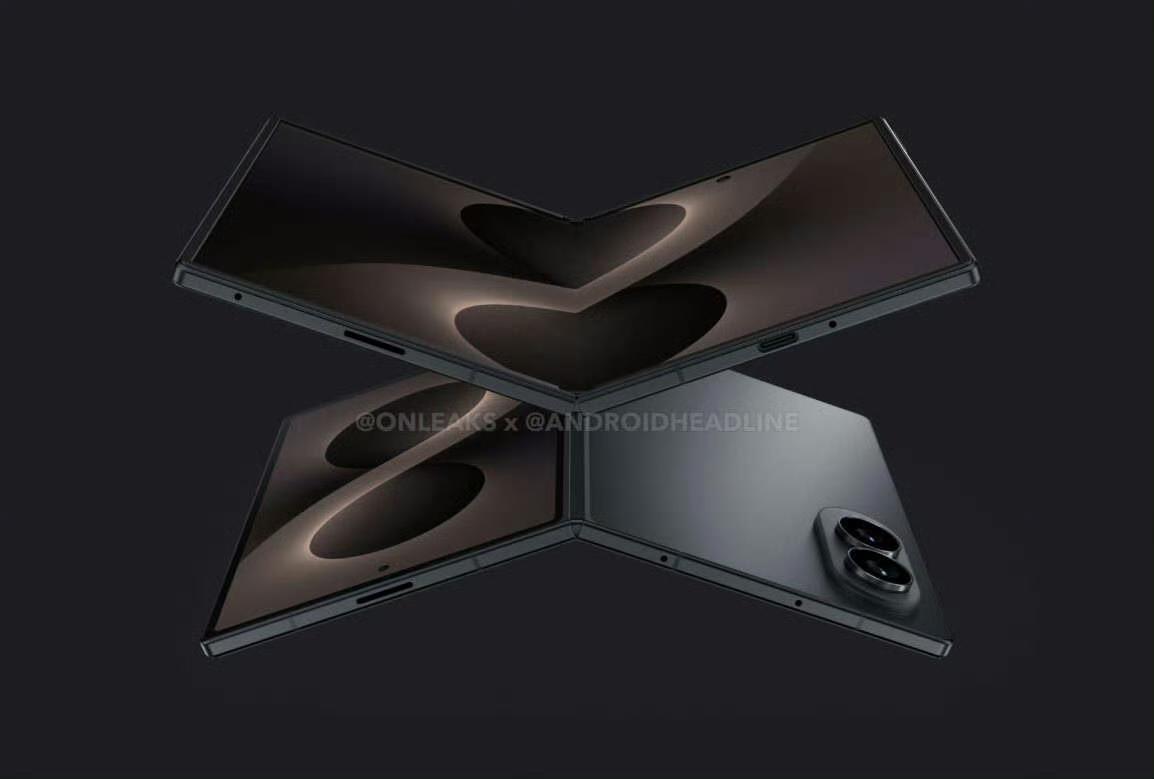 据爆料，三星首款阔折叠屏手机GalaxyZFold8Wide将于7月正式