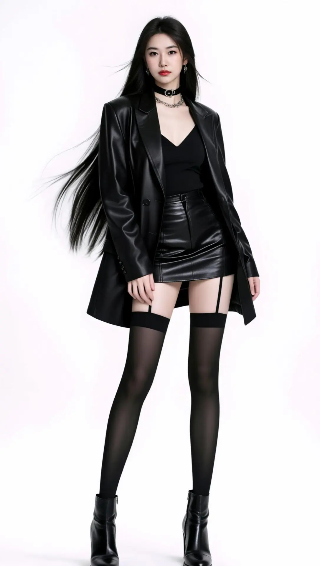 AI暗黑系穿搭 ai创作