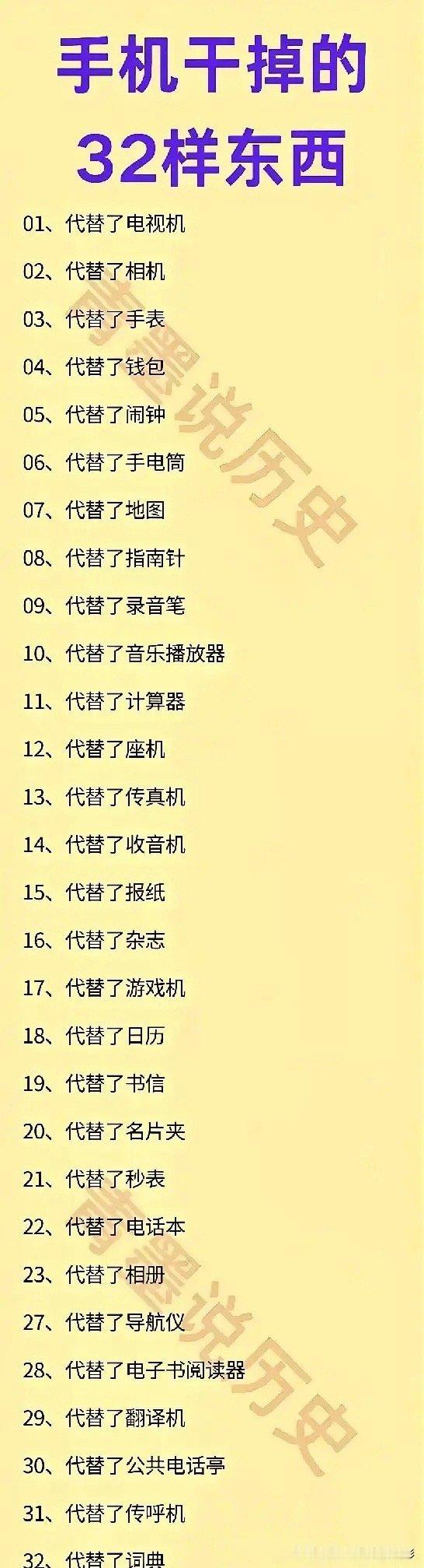 你发现了没有，有了手机后，不光是这32样，就连夫妻之间的感情也淡了！