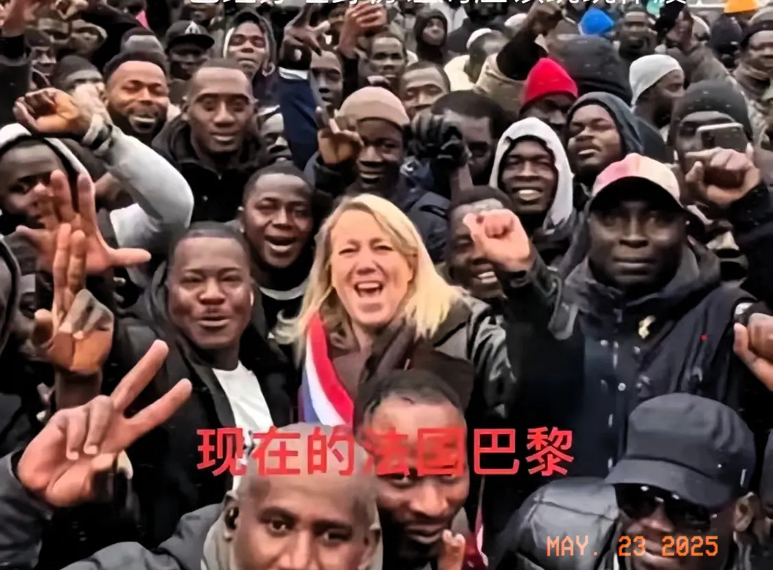 巴黎，白人快成“稀有动物”了---