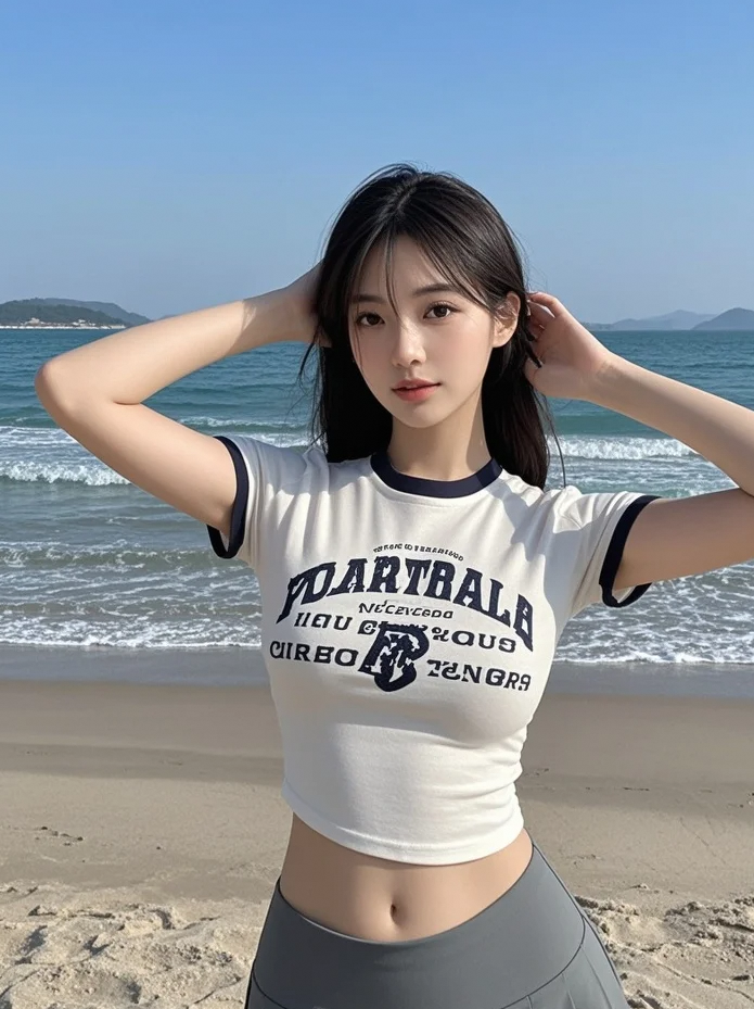 海风吹动我的发丝时，它说‘这姑娘发量惊人，适合当屏保’！
