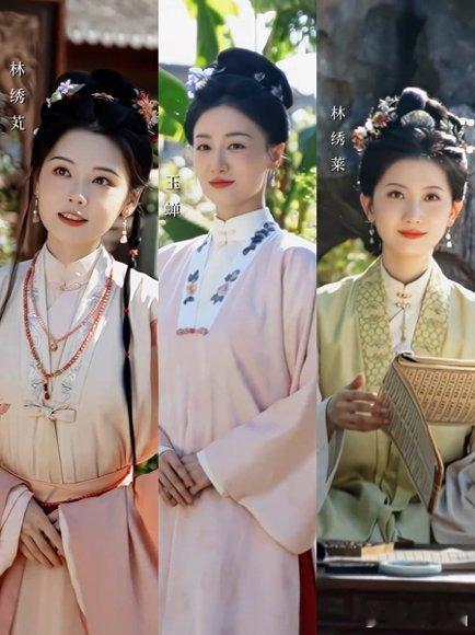 妈生脸终于原谅古装剧了终于不往死里磨皮画大平眉了，柳叶眉配淡妆，古宅里的烟火