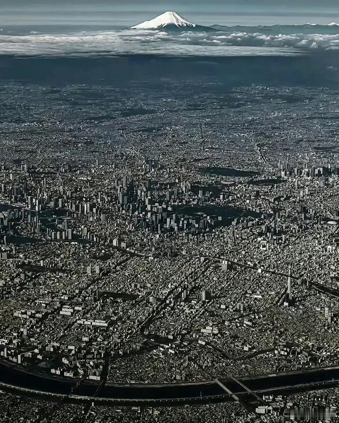 日本东京的全景图，你第一眼看到的第一个想法是什么？