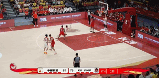 国家集训队以82：78FMP拉德尼基FMP是塞尔维亚联赛一支球队（第5名）中国