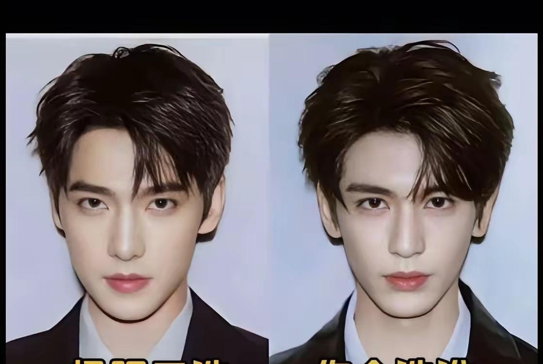 我看了半天我愣是没看出来这是两个人，你看出来了吗？现在的帅哥怎么都长一个样子呢，