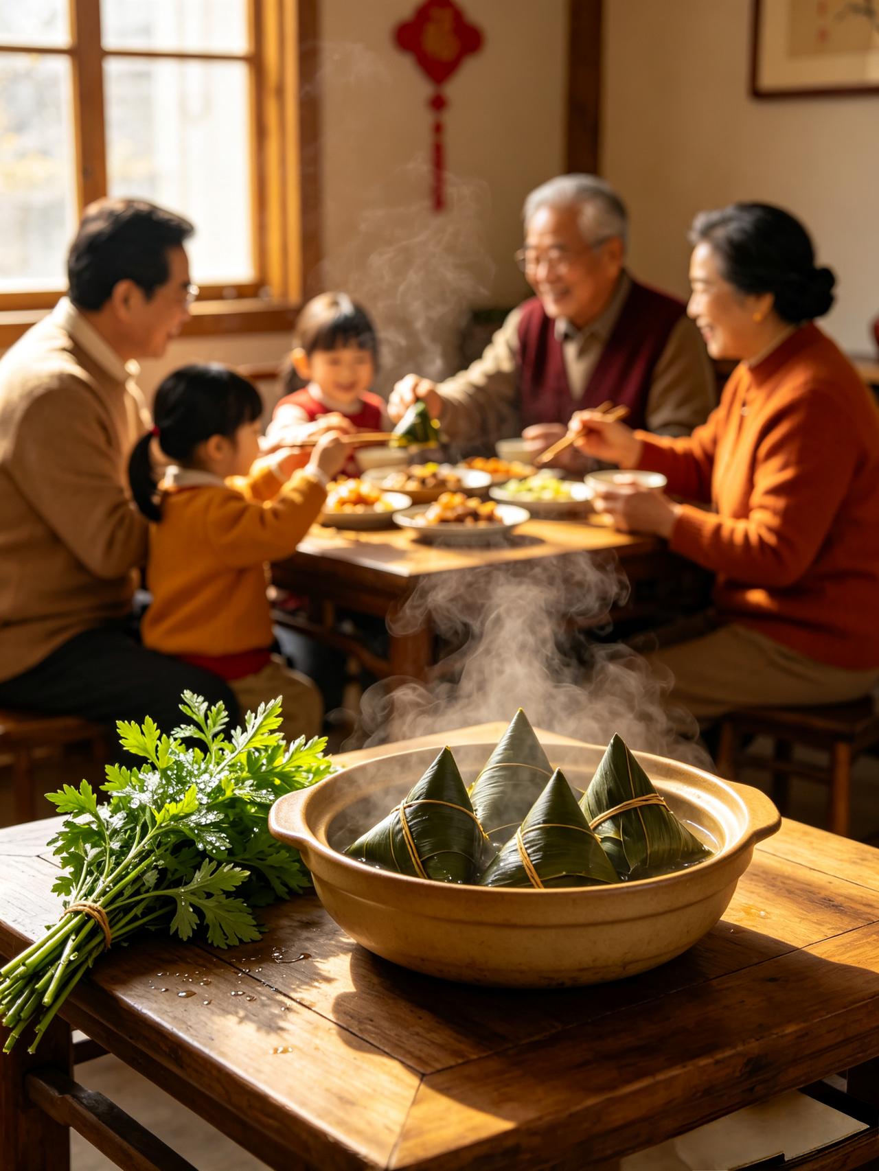 端午为啥要挂艾草？老祖宗一席话，治愈成年人所有内耗早安！今天端午，天
