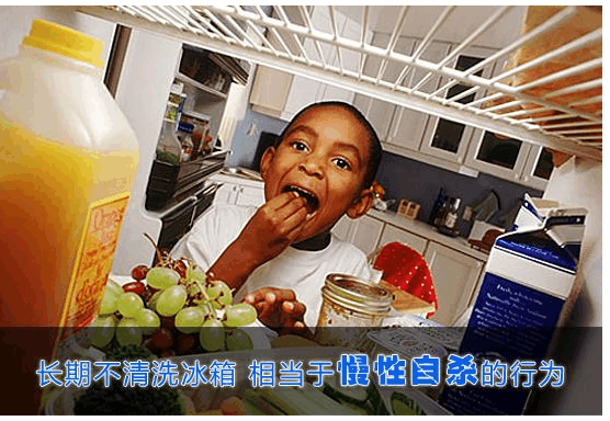 冰箱长期不清洗, 相当于慢性自杀行为