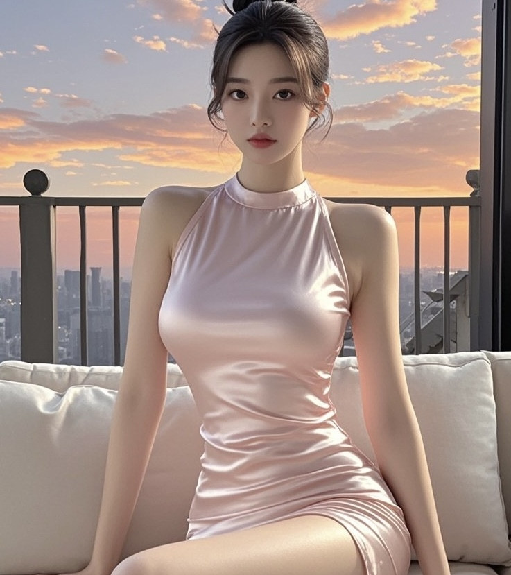 丝绸包裹的性感尤物敢不敢和我对视三秒