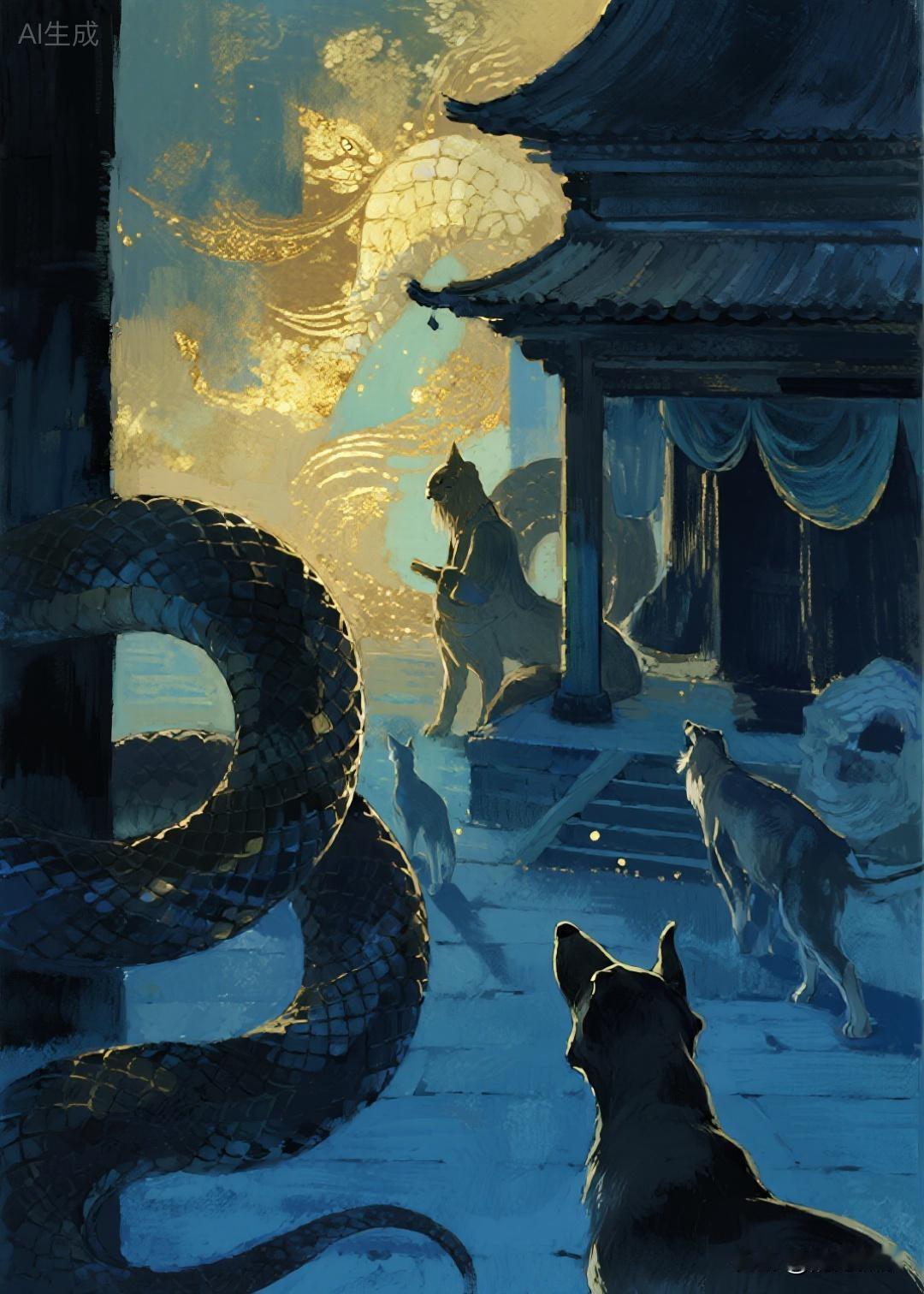 明朝传奇故事蛇复仇明嘉靖戊午年间（公元1558年）湖北麻城七里桥有一商贩走夜