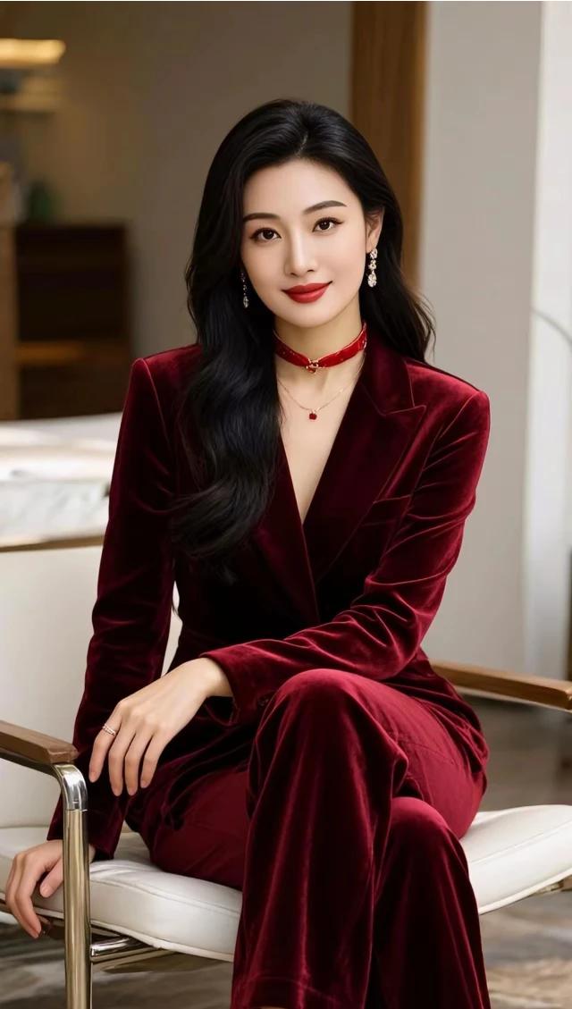 闲暇时瞧见一副对联，上联“心若无尘天地静”，下联五朵玫瑰绽，尽显宁静之韵呀。