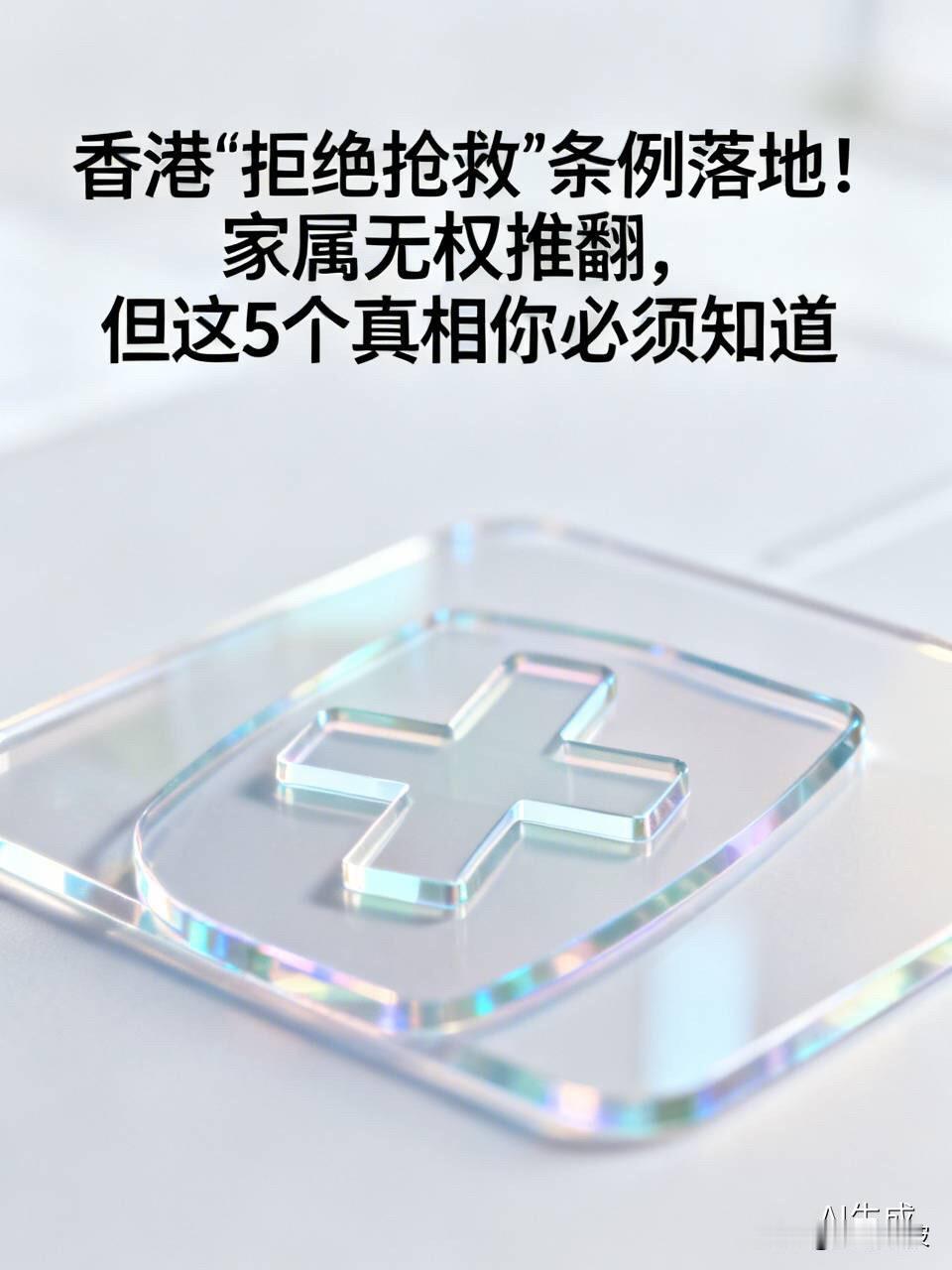 香港“拒绝抢救”条例落地！家属无权推翻，但这5个真相你必须知道7月31日