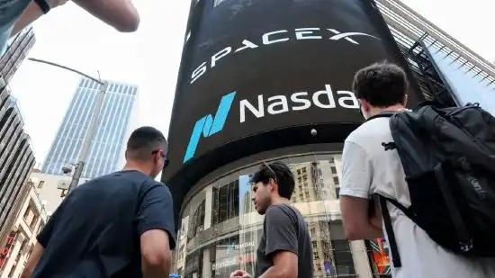 7月16日消息，SpaceX股价连续第四个交易日下跌，一度跌破135美元的首