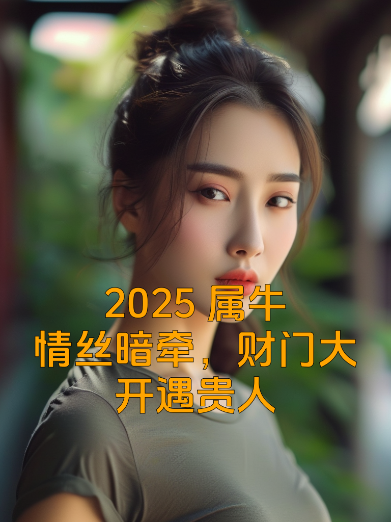 2025属牛：情丝暗牵，财门大开遇贵人