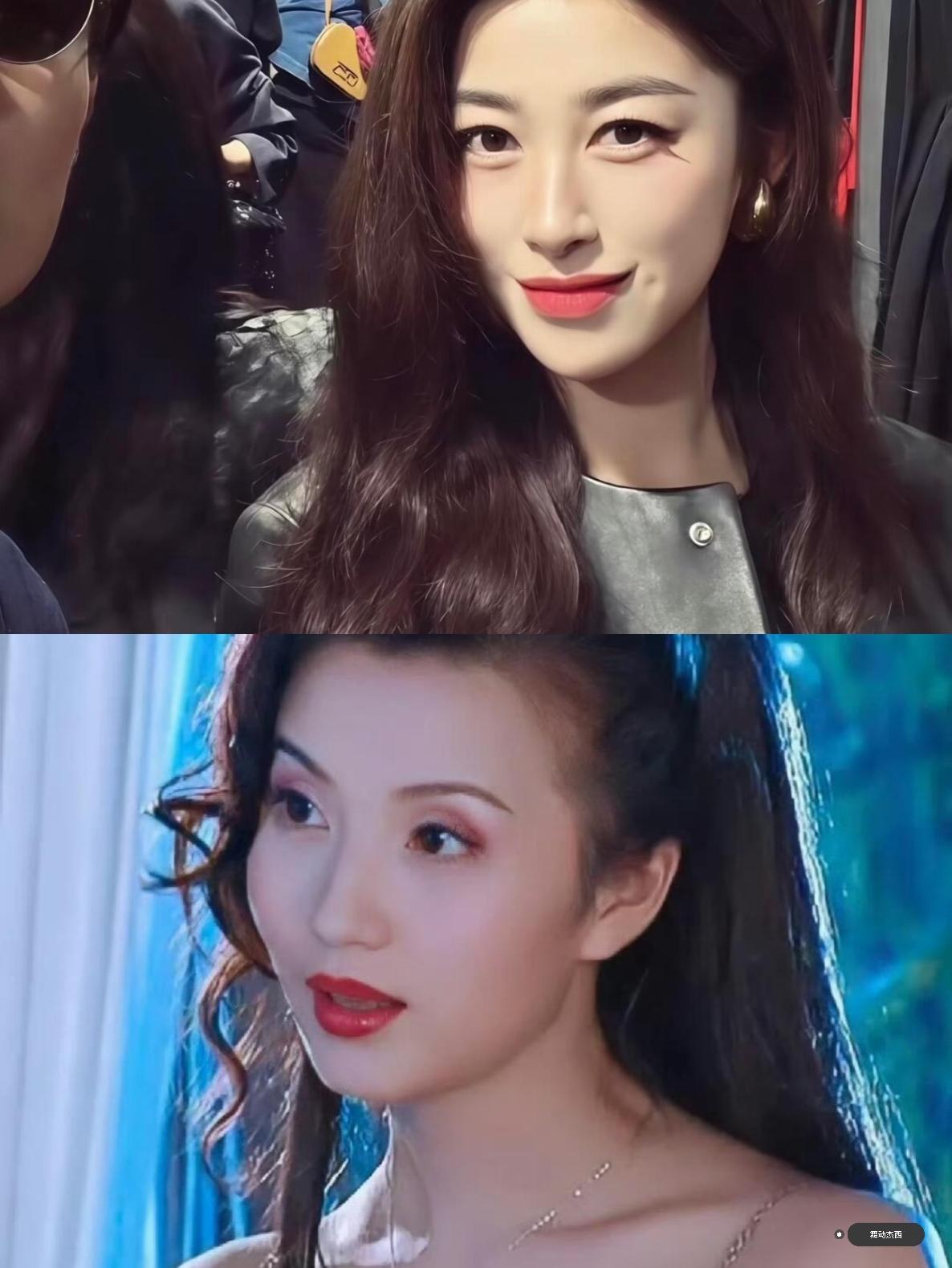 当“万人迷”遇到“中国第一美”同样是风情万种，陈好对比朱珠谁更妩媚？女明星明星