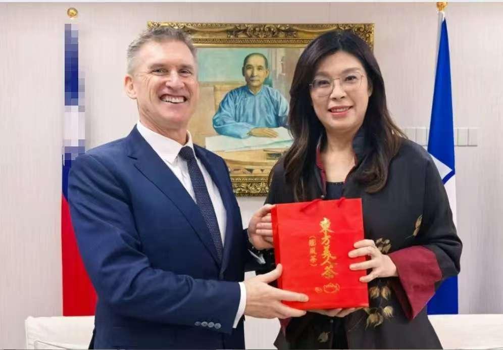 藏不住了！郑丽文的狐狸尾巴露出来了！在12月12日，国民党主席郑丽文接见了新西兰