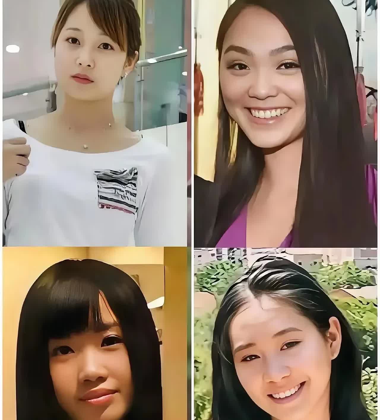 左边是李连杰和前妻生的，右边是利智生的，感觉前妻生的更漂亮些！