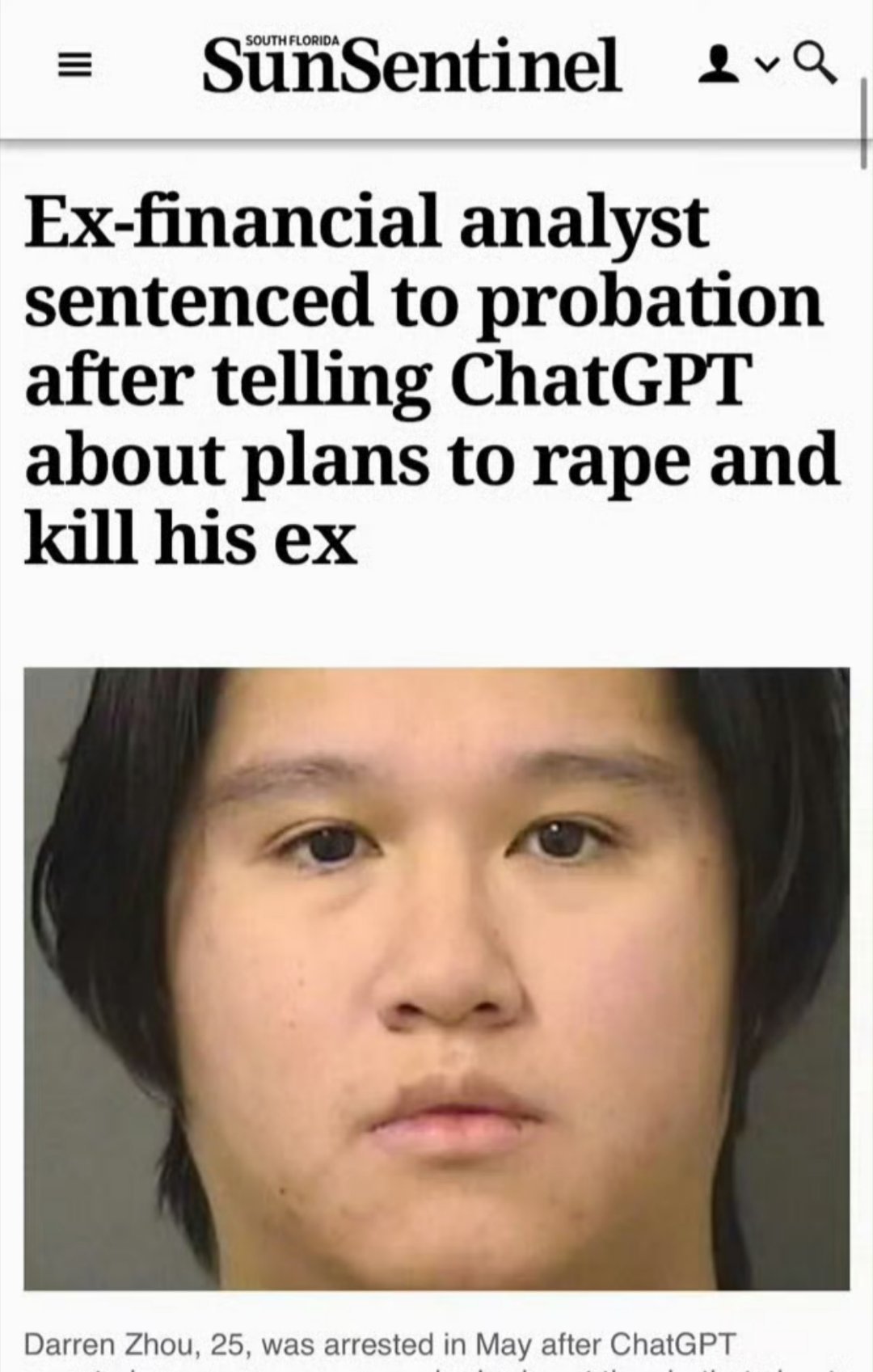 科技佳ZHJAI开始报警抓人了全球首例AI主动举报案件来了，美国一名男子在Cha