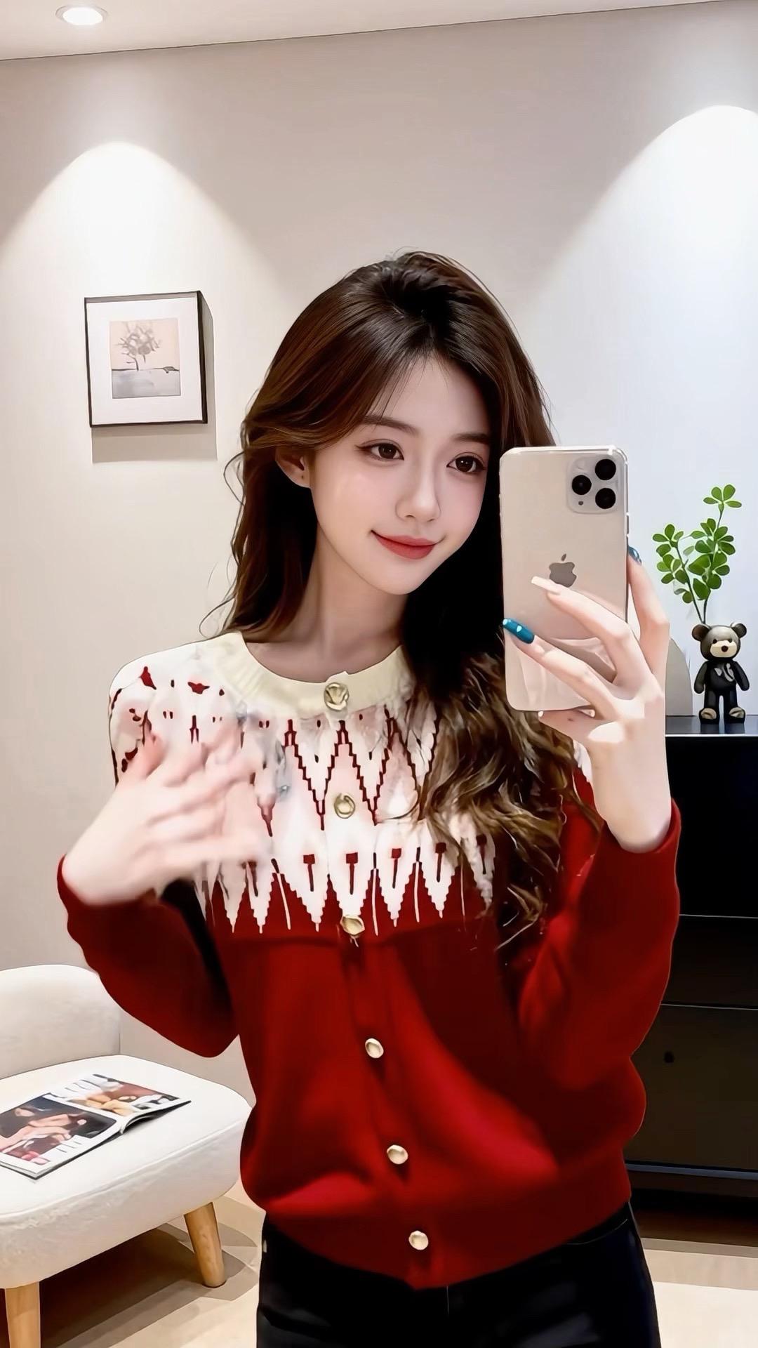 上衣穿搭温柔穿搭时尚打底衫时髦穿搭针织打底