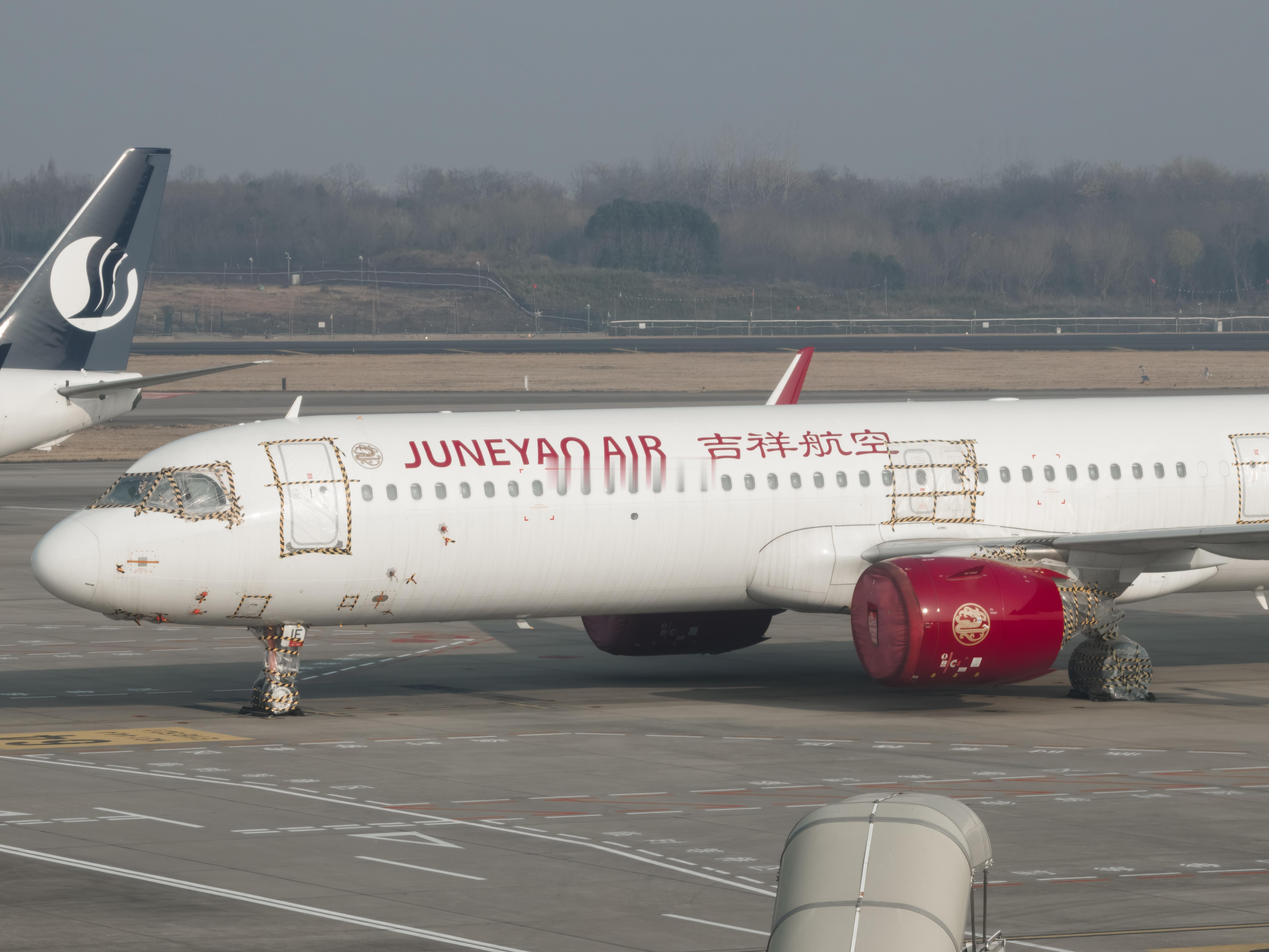 涛说涛话东航江苏两架A320ceo在南京禄口国际机场缺发封存，注册号B-6639