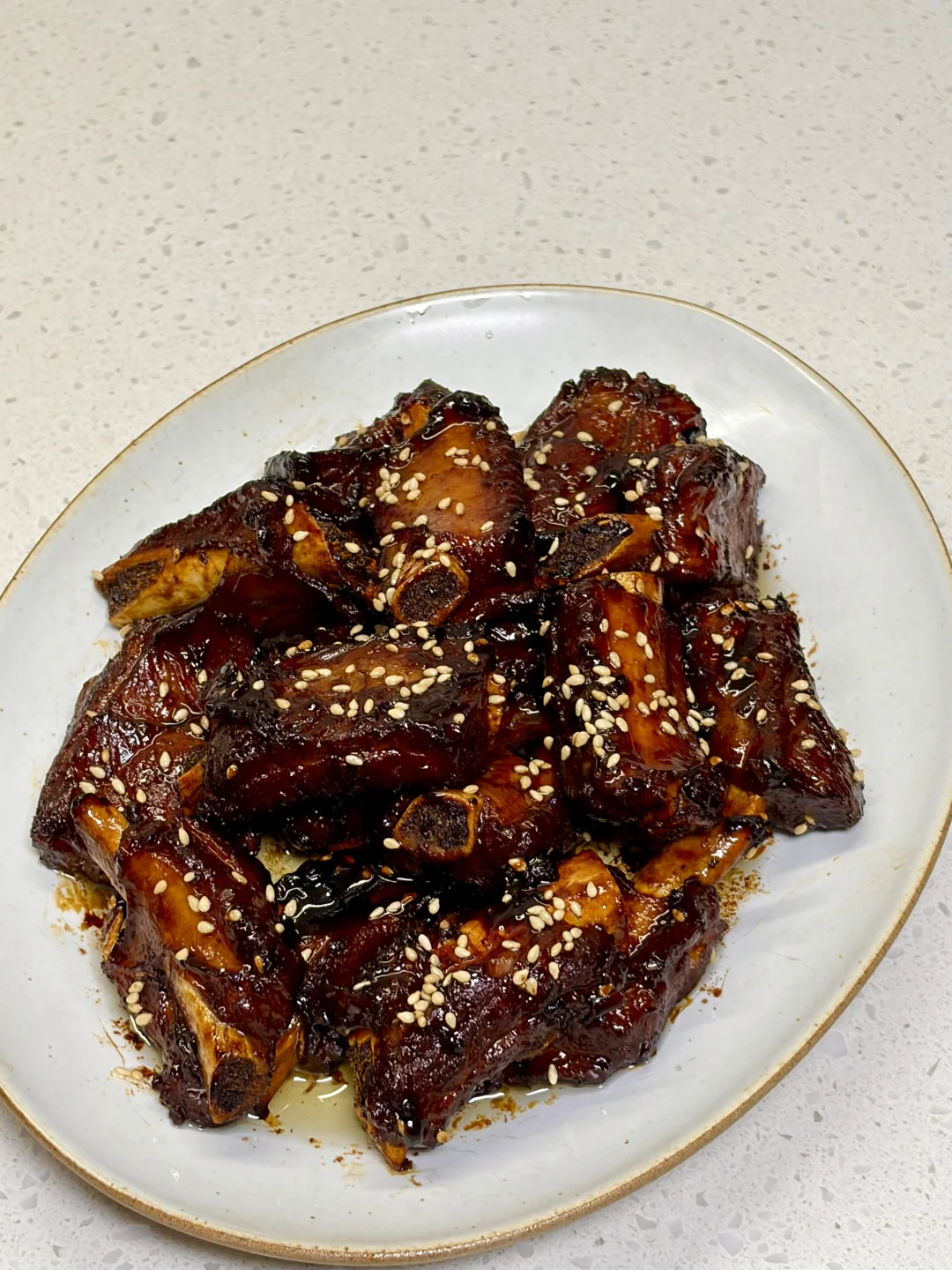 软烂脱骨的糖醋排骨，附详细做法～