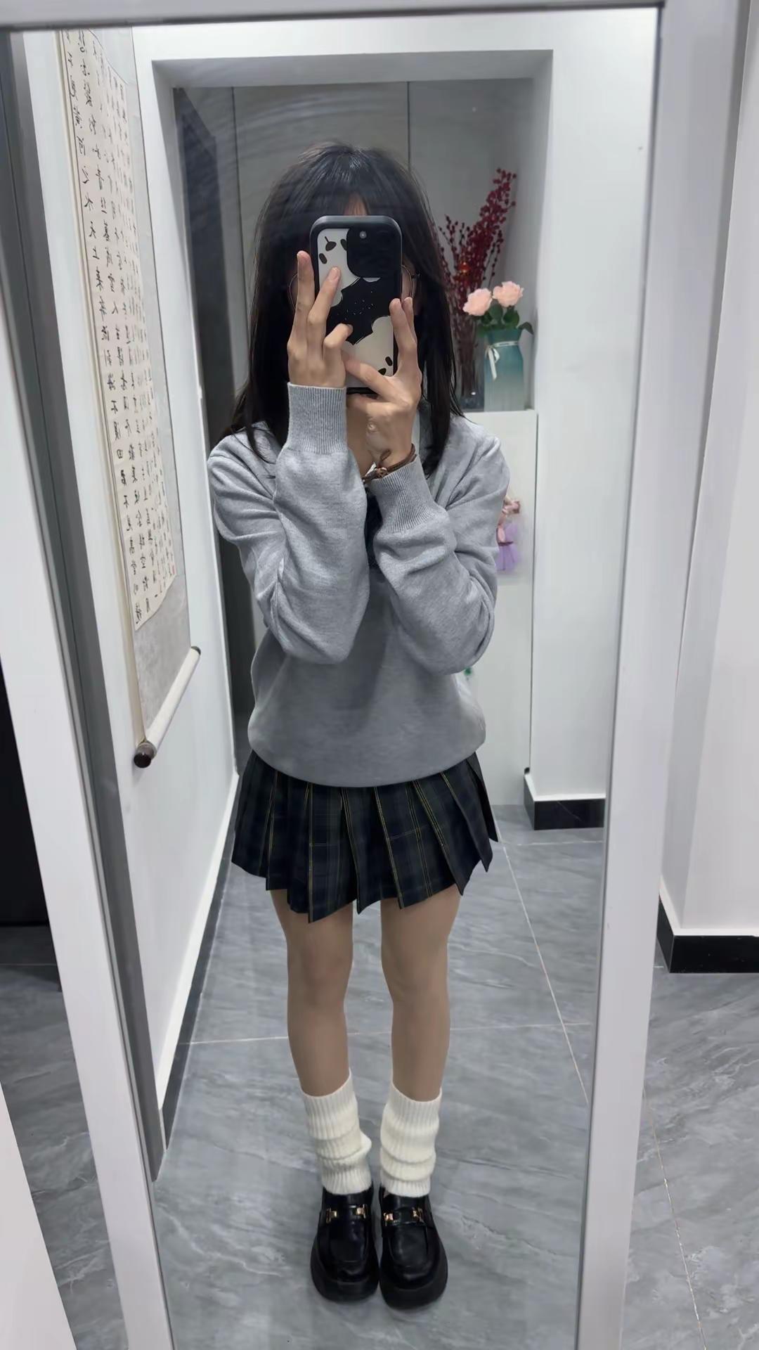 不会跳舞会比耶jk穿搭