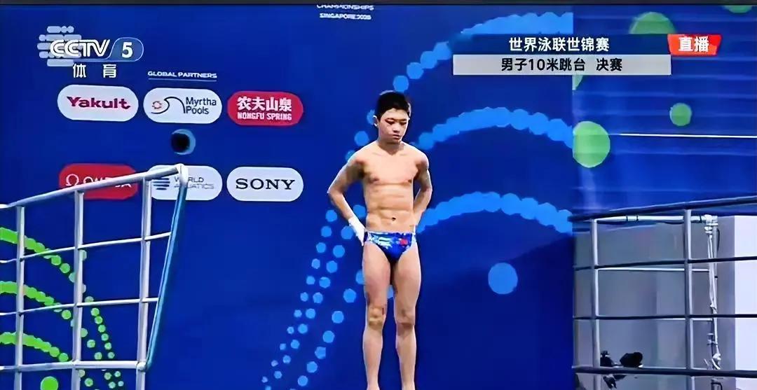 又一重大失误！男子10米跳台决赛，朱子锋和赵仁杰分获第四、第五！新加坡游泳世锦