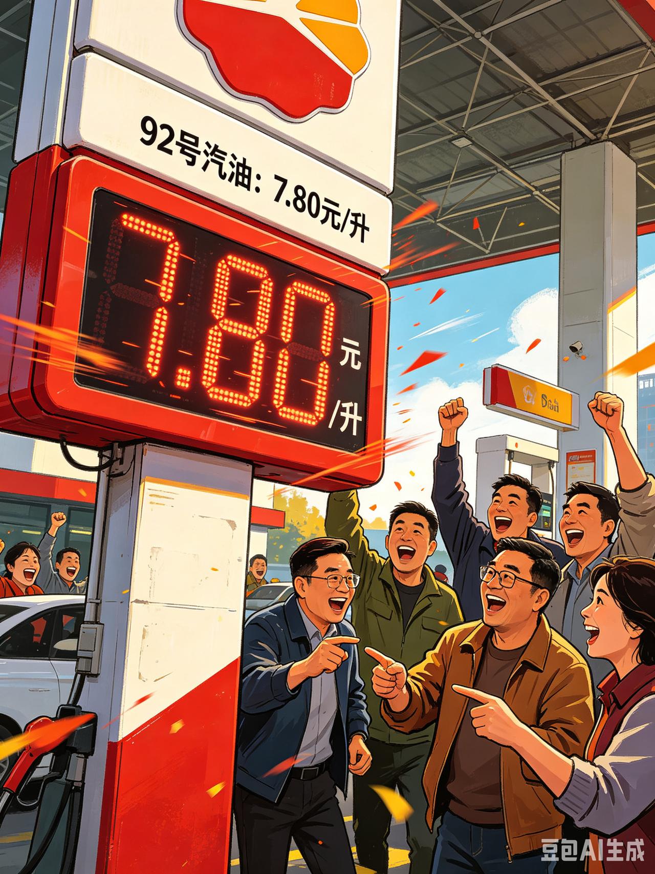 油价大幅下调落地！车主无需扎堆排队加油国内成品油新一轮调价窗口如期开启，油