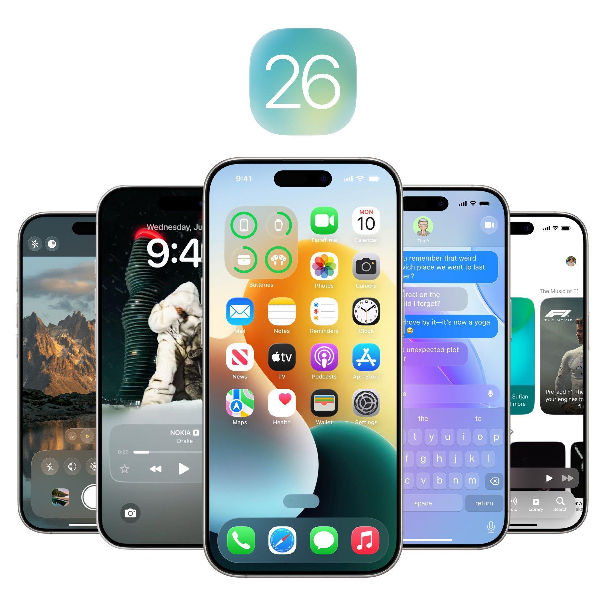 iOS26(19)还有两天就要发布了，大家可以期待一下，毕竟这是iOS