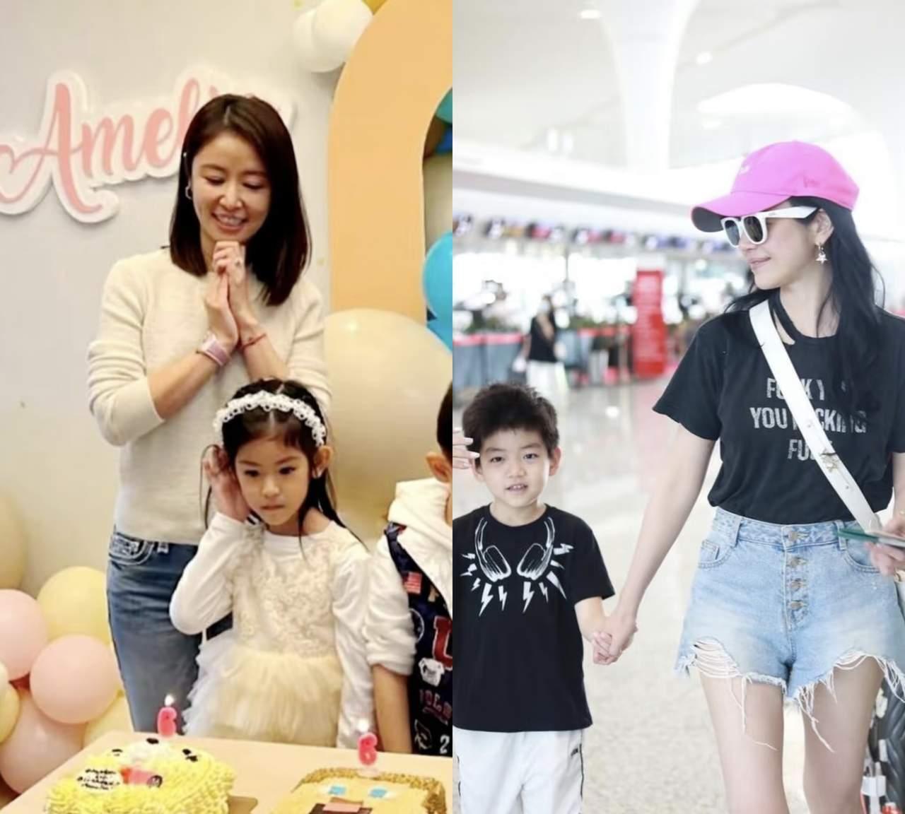 陈妍希曾说自家儿子小星星和林心如家女儿小海豚是青梅竹马，两人同年龄，经常在一起玩