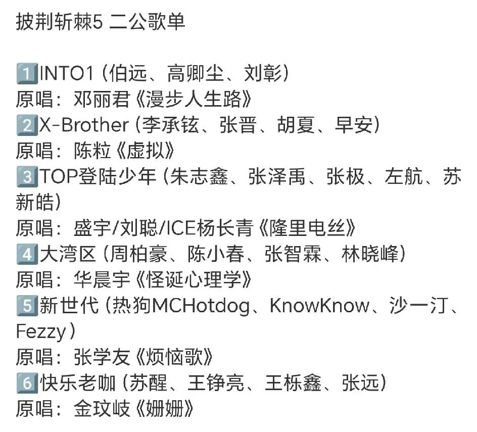 《披荆斩棘》二公开始录制，又见到了再就业的快乐老咖们。这一季看好这几个快乐老咖