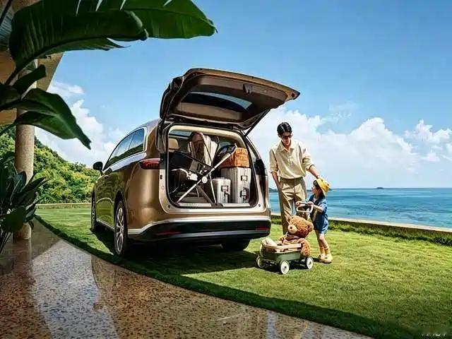 享界V8定位家用大型MPV，主打大空间与智能配置。官方公布的数据显示，车辆拥有很低的风阻系数，满载7