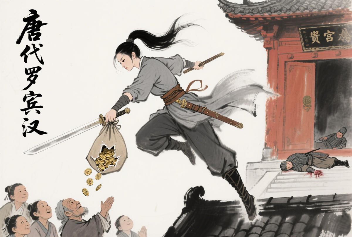 聂隐娘刺杀贪官济穷人！酬金全捐百姓，教武术自保：唐代罗宾汉唐朝最义“女侠传奇