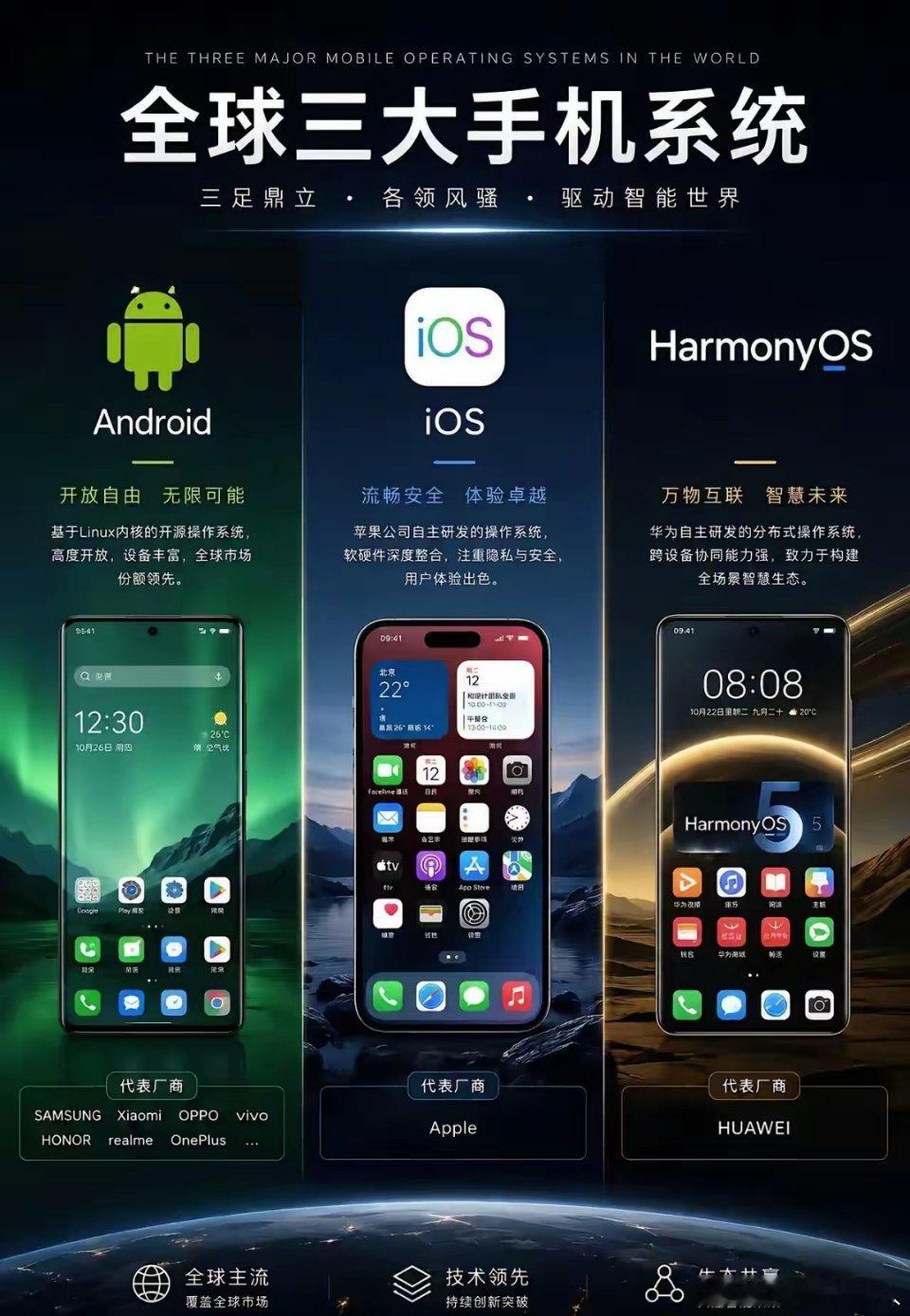 全球有三大系统，你更看好哪个？