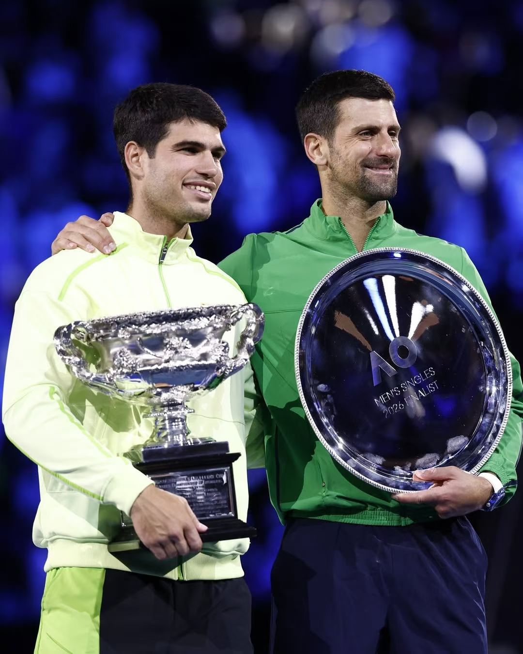 阿尔卡拉斯实现全满贯阿尔卡拉斯大满贯第7冠澳网2026🌅这个夜晚，墨尔本的