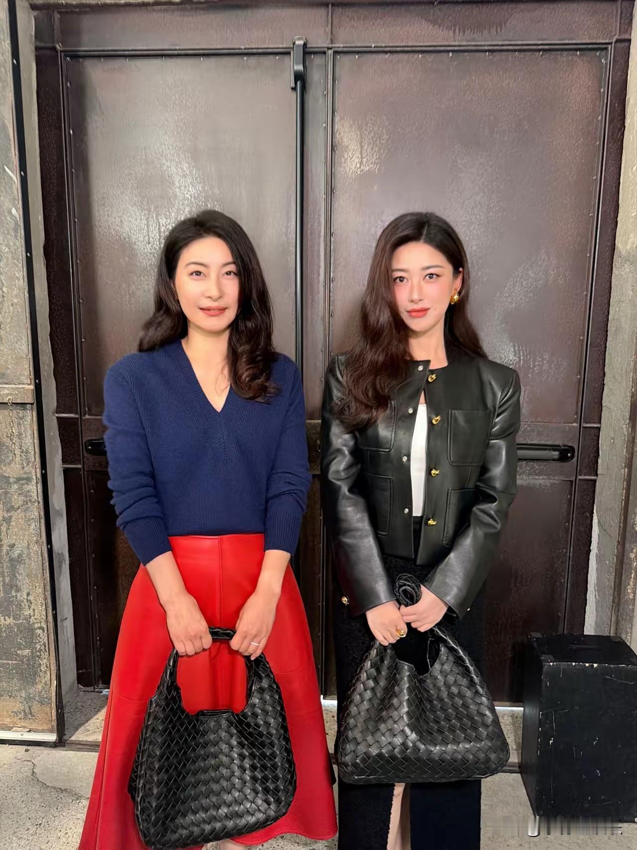 两大女神同框，郭晶晶44岁，朱珠41岁。谁的气质更胜一筹？？？