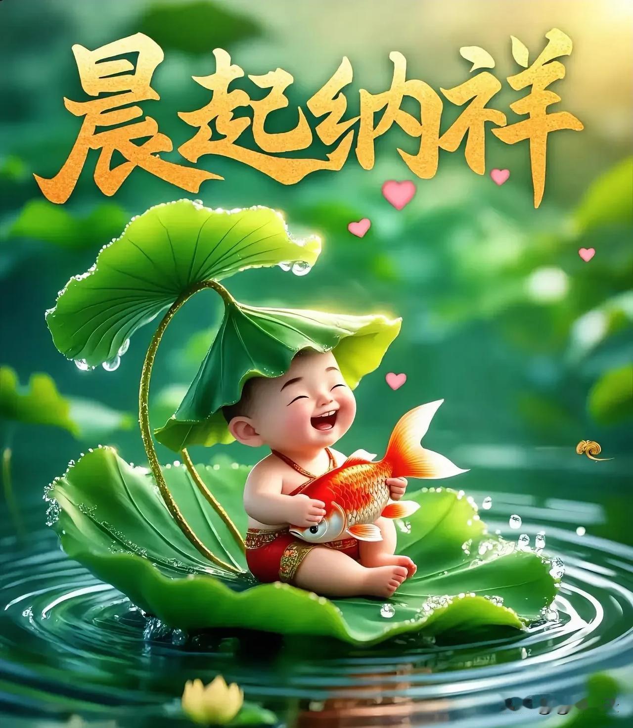 早上好！新的一天，祝你加上快乐，减去烦恼，乘以健康，除去忧伤，不谈从前，不谈如