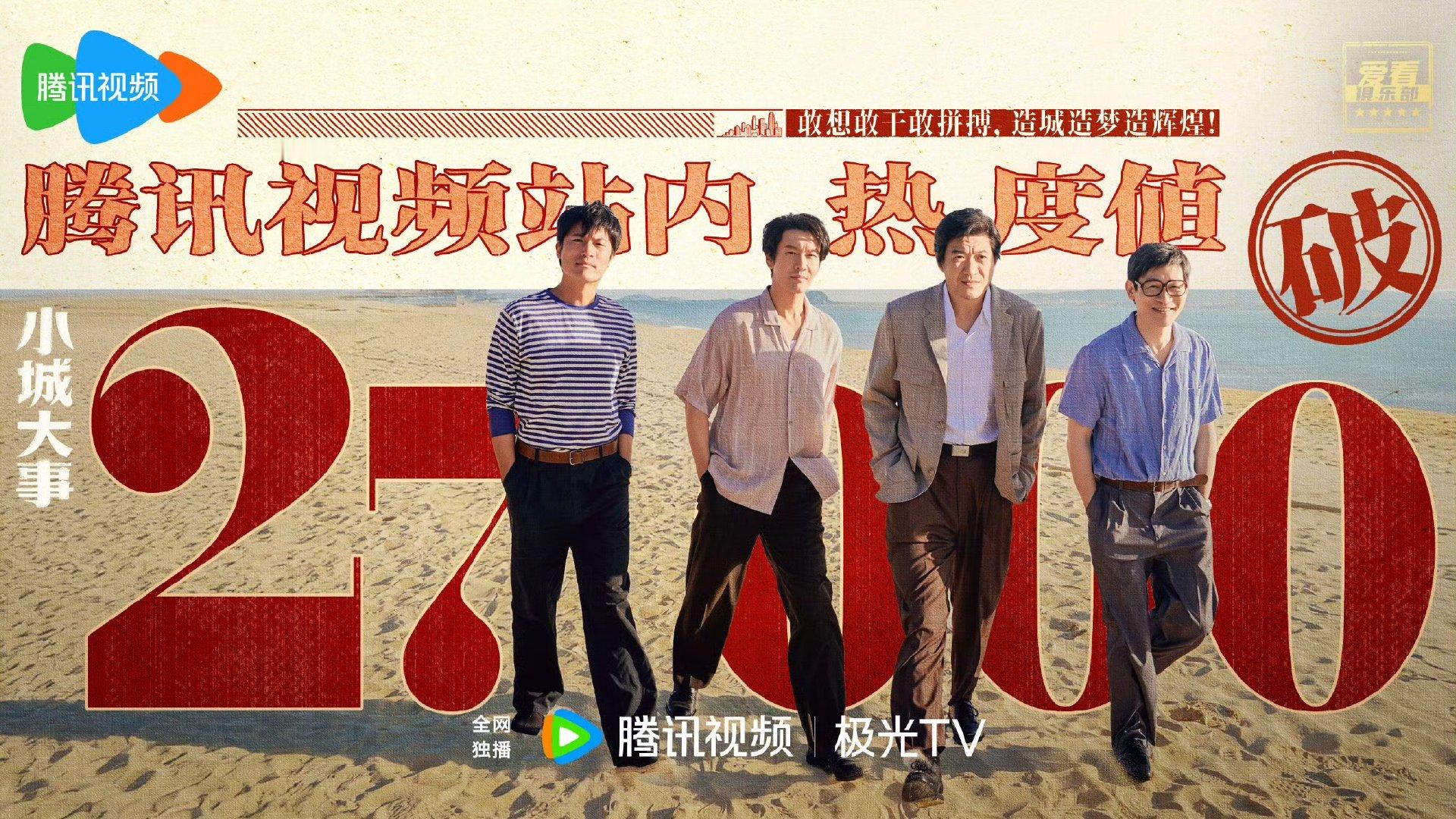 小城大事热度破27000赵丽颖黄晓明小城大事热度破27000热度狂飙破27000