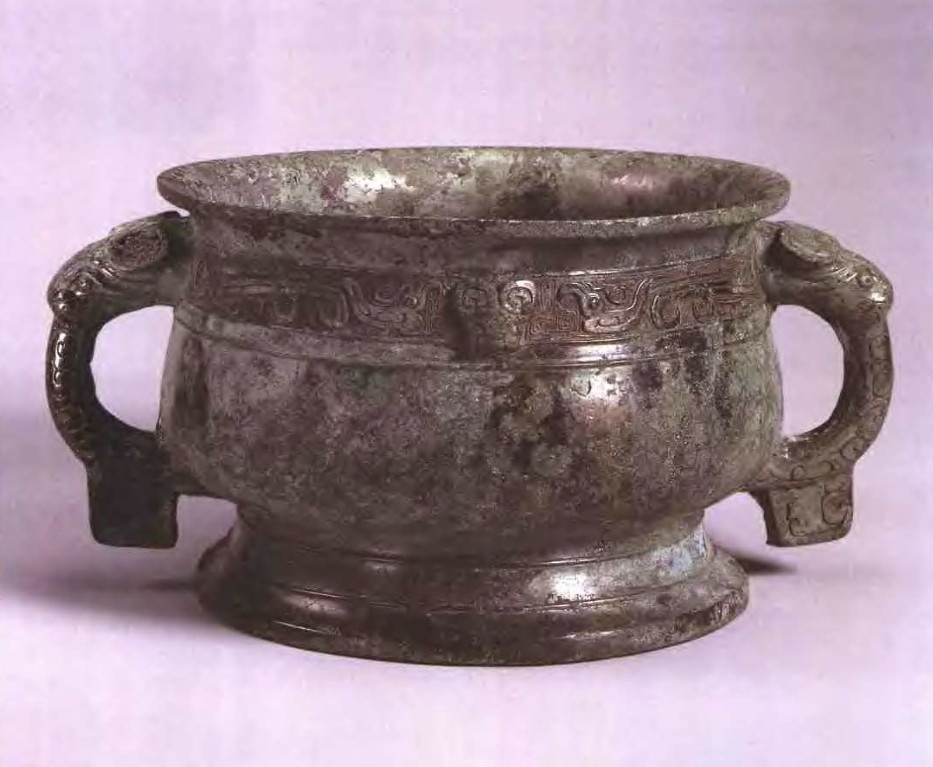 每天一件青铜器南京博物院藏西周中期:师眉鼎.传清末同治到光绪年间出土于陕西凤