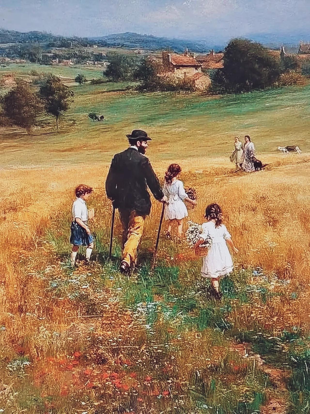 春回大地的美景总让人忍不住沉醉，也引得画家们纷纷用画笔记录。有《春回大地》这幅世